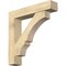 Ekena Millwork Balboa Block Rough Sawn Bracket w/ Offset Brace, Douglas Fir, 8"W x 40"D x 40"H BKT0806X40X40BOA05RDF - alternate 1